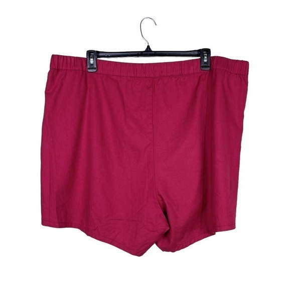 Madewell Red Pull On Cotton Blend Shorts with Pockets
Size 3X - Picture 3 of 6